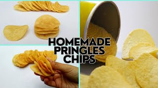 Homemade Pringles Potato Chips Recipe Form Scratch  Homemade Snack  by Zeeni Creation [upl. by Deirdre]