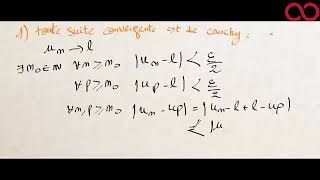 Analyse 1  Les suites de cauchy et leurs propriétés démontrées [upl. by Siron]