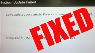 How to Fix quotSystem Update Failedquot  Any Status Code Xbox 360 [upl. by Saul]