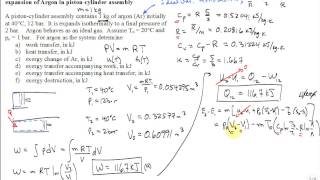 Exergy Transfer Isothermal Expansion Argon Piston Cylinder Assembly [upl. by Faxen]