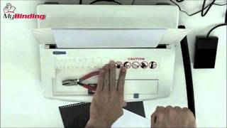 Akiles iCoil 41 Spiral Coil Binding Machine Demo  AIC41 [upl. by Leund]