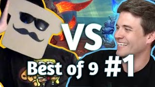 Hearthstone Kibler VS Disguised Toast UnGoro Best of 9  Part 1 [upl. by Davey467]