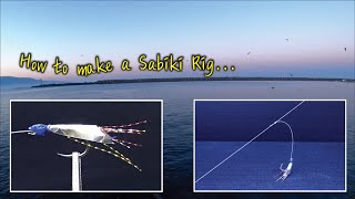 DIY Sabiki rig Jig Sabiki  How to make my own style Sabiki Hooks and Rigs [upl. by Bikales]