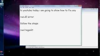 How to Fix Any Rundll error windows xp [upl. by Rillis]