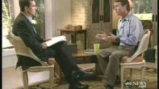 John Edwards ABC quotNightLinequot Interview On Adultery Part 1 [upl. by Ygiaf]