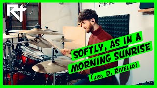 SOFTLY AS IN A MORNING SUNRISE arr D Rivello  Drum Playthrough by Roberto Toschi [upl. by Edlihtam]