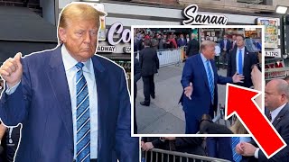 WATCH Trump Makes Viral Trip to NYC Bodega [upl. by Saidnac]