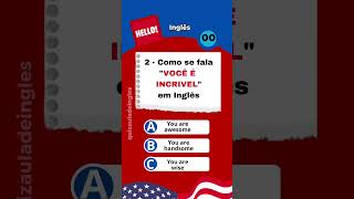 Você consegue acertar todas as perguntas Quiz de Inglês Expressões aprenderingles ingles quiz [upl. by Eidurt]