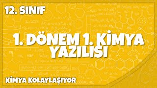 12Sınıf 1 Dönem 1 Kimya Yazılısı Soru ve cevapları [upl. by Ahsenrad]