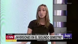 ¿Inversiones en el segundo semestre Julia Strada El Diario C5N 25 05 2016 [upl. by Natiha]