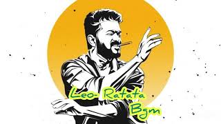 LEO RATATA BGM RINGTONE 🎧THALAPATHY VIJAY [upl. by Golda]