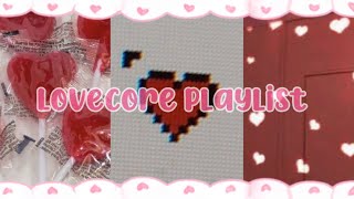 Lovecore playlist 🎀❤️ parte 1 [upl. by Yelehsa]