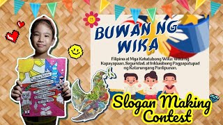 BUWAN NG WIKANG PAMBANSA 2023  Slogan Making Contest  Aaliyah Chloe TV [upl. by Lednic528]