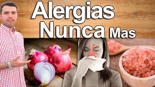 Adiós a Las Alergias  5 Remedios Naturales Con Cosas Que Tienes en Casa  Cebolla Bicarbonato [upl. by Galang]