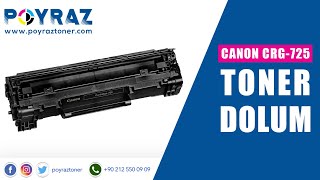 Canon CRG725LBP6000LBP6020BLBP6000BMF3010LBP6020 TONER DOLUM [upl. by Nnauol]