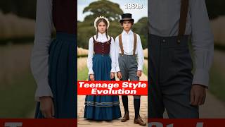 Teenage Style Evolution style fashion history timetravel clothing [upl. by Chita]