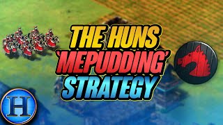 The Huns MePudding Strategy  AoE2 [upl. by Suoicerp]