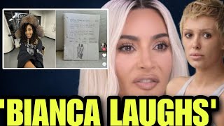 Kanye West Tells Off Kim Kardashian To Keep Away From His Wife As Bianca Laughs At Her [upl. by Sterrett]