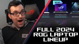 The ENTIRE 2024 ROG laptop lineup [upl. by Shenan]