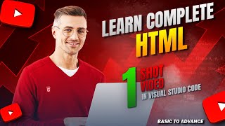 LEARN HTML IN 1 HOUR  Tutorial for Beginners [upl. by Daffy253]