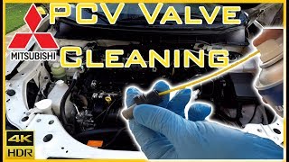 PCV Valve cleaning Mitsubishi Outlander 2010 [upl. by Coe]