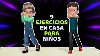 EJERCICIO 🔴 para Niños de 9 a 12 años en CASA 🏠 [upl. by Travus]