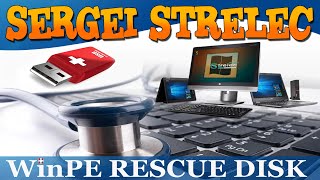 Best Windows PE  Computer Technician Repair Tool  Rescue Disk  Sergei Strelec [upl. by Bogie]