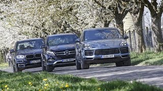 2019 BMW X5 vs 2018 Mercedes GLE vs 2019 Porsche Cayenne [upl. by Bringhurst]