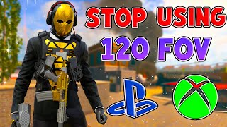 STOP USING 120 FOV ON CONSOLE Best Warzone 2 FOV Settings for Console Players [upl. by Ttekcirc418]