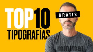 🔥 TOP TIPOGRAFÍAS y FUENTES GRATIS para diseño gráfico  Marco Creativo [upl. by Mattias]