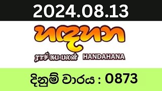 Hadahana 0873 20240813 Lottery Results Lotherai dinum anka 0873 NLB Jayaking Show [upl. by Ham]