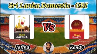 Jaffna vs Kandy  Match 14  National Super League Limited Over Tournament 2024 [upl. by Gazo]