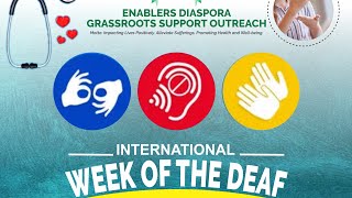 INTERNATIONAL WEEK OF THE DEAF  DR MOTOLANI KARIMOTULLAHI [upl. by Emmalynn]