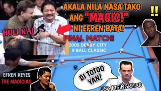 🏆 EFREN BATA 😲BINIGYAN NG LEKSYON ANG RISING STAR NG AMERIKA 2005 DC 9 BALL CLASSIC FINAL [upl. by Ynhoj]