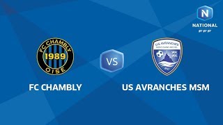 J16  FC Chambly  US Avranches MSM I National FFF 20182019 [upl. by Darcy]