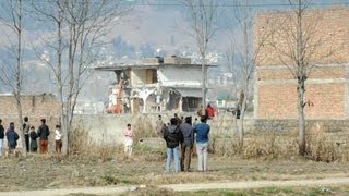 Pakistan demolishes bin Laden hideout [upl. by Atselec]