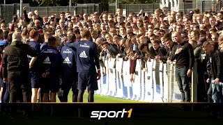 DerbyFieber MegaEmpfang und CapoAnsprache für HSV  SPORT1 [upl. by Gies]