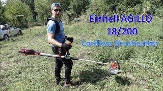 Einhell Agillo 18200 Cordless Brushcutter [upl. by Pollie367]