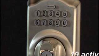 How To Program Your Schlage BE365 Keypad Deadbolt [upl. by Aivizt248]