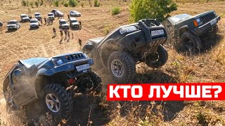 OFFroad заедь на гору КТО ЛУЧШЕ OPEL Frontera b SUZUKI JEEP Cherokee NISSAN KIA НИВА [upl. by Tamar134]