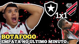 REACT BOTAFOGO 1X1 ATHLETICO PR Melhores Momentos e Gols reactbotafogo botafogoreact botafogo [upl. by Danyluk644]