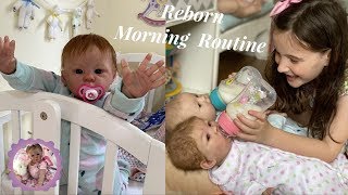 Reborn Morning Routine with a Toddler and Newborn Twins [upl. by Hgierb]