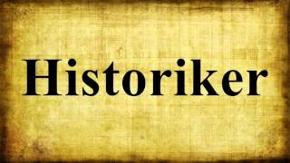 Historiker [upl. by Dov]