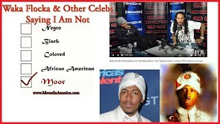 Waka Flocka and Other Celebs Saying I Am Not Black  Waking Up [upl. by Esilehs]