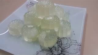 Longan Konnyaku Jelly ● Homemade Recipe Simple amp Easy [upl. by Adaha]