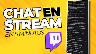 Cómo poner el Chat de Twitch en menos de 5 Minutos [upl. by Mott826]