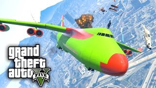 CRAZY ANGRY PLANES MOD CHALLENGE  GTA 5 PC Mods and Challenges [upl. by Ymerej]