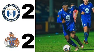 FC Halifax Town 22 Altrincham  Match highlights [upl. by Landis]