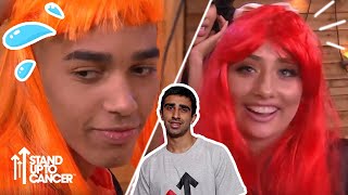 Niko Omilana amp Saffron Barker Get A Hair Make Over FT Vikkstar  Stand Up To Cancer [upl. by Malas974]