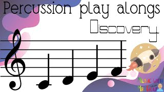 Percussion play along  45 Discovery CDEF [upl. by Magee]